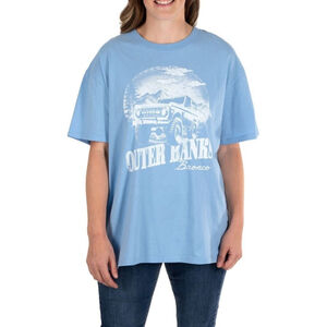 Ford Bronco Light Blue Outer Banks Short Sleeve Tee